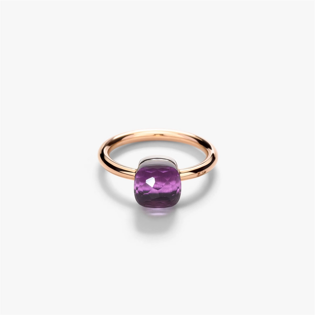Pomellato Rings in Mixed Metals containing Amethyst PAB4030-O6000-000OI-53