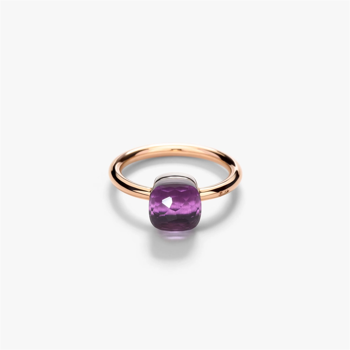 Pomellato Rings in Mixed Metals containing Amethyst PAB4030-O6000-000OI-53