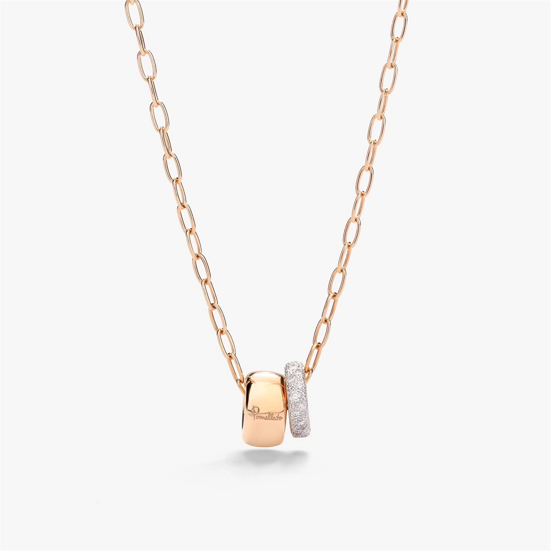 Pomellato Necklaces in Mixed Metals containing Diamond PCB7120-O7000-DB000-44