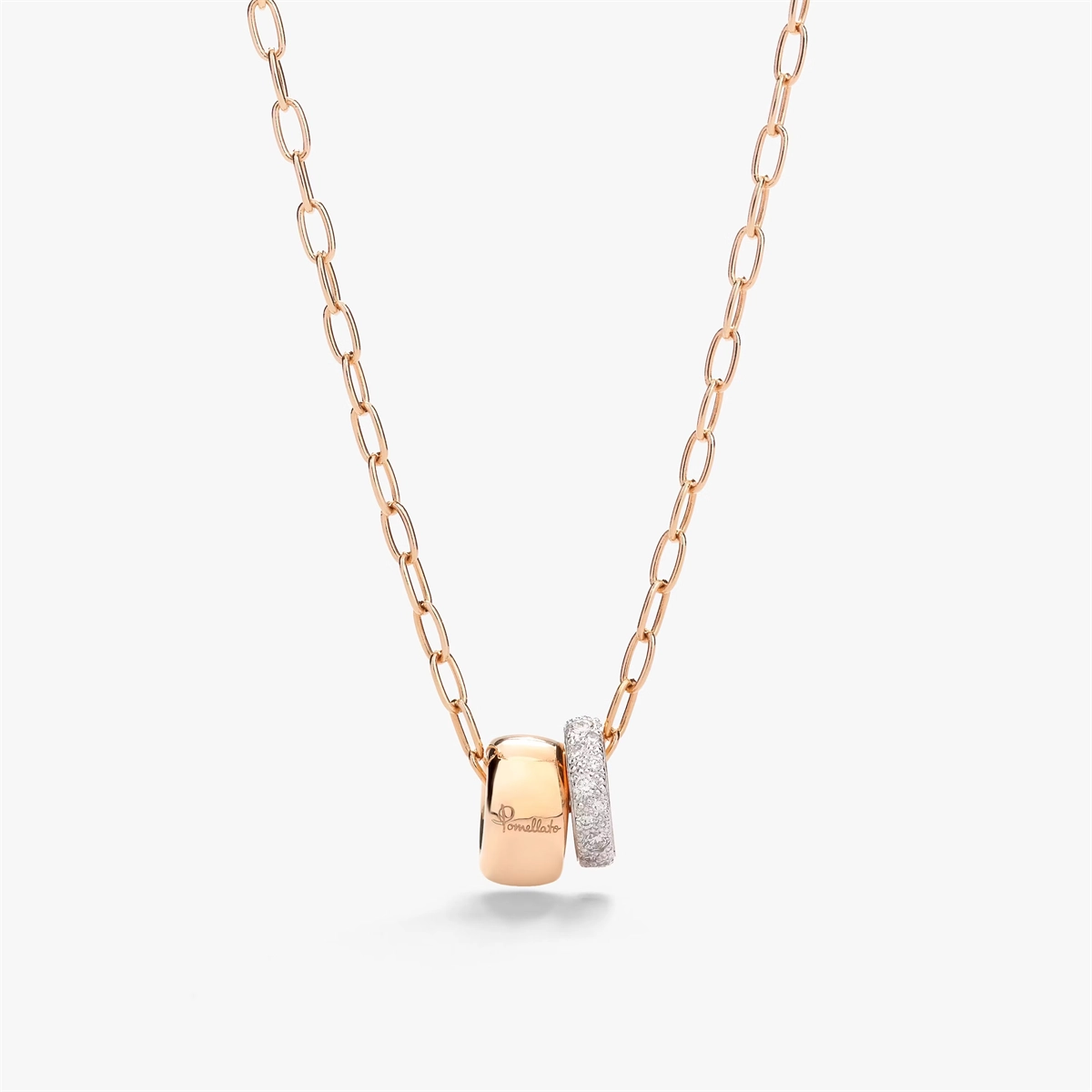 Pomellato Necklaces in Mixed Metals containing Diamond PCB7120-O7000-DB000-44