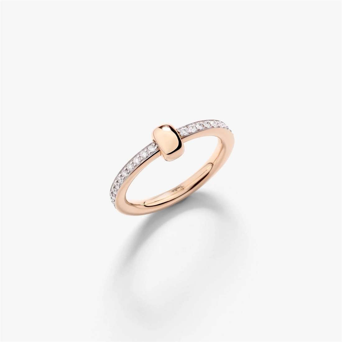 Pomellato Rings in Mixed Metals containing Diamond PAC4015-O7WHR-DB000-55