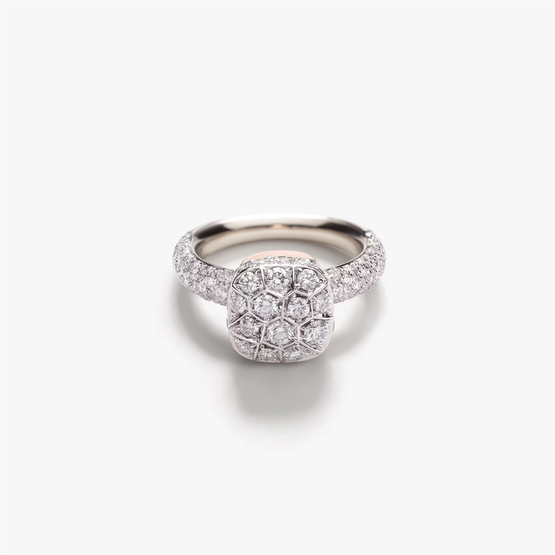 Pomellato Rings in Mixed Metals containing Diamond PAC2028-O6WHR-DB000-53