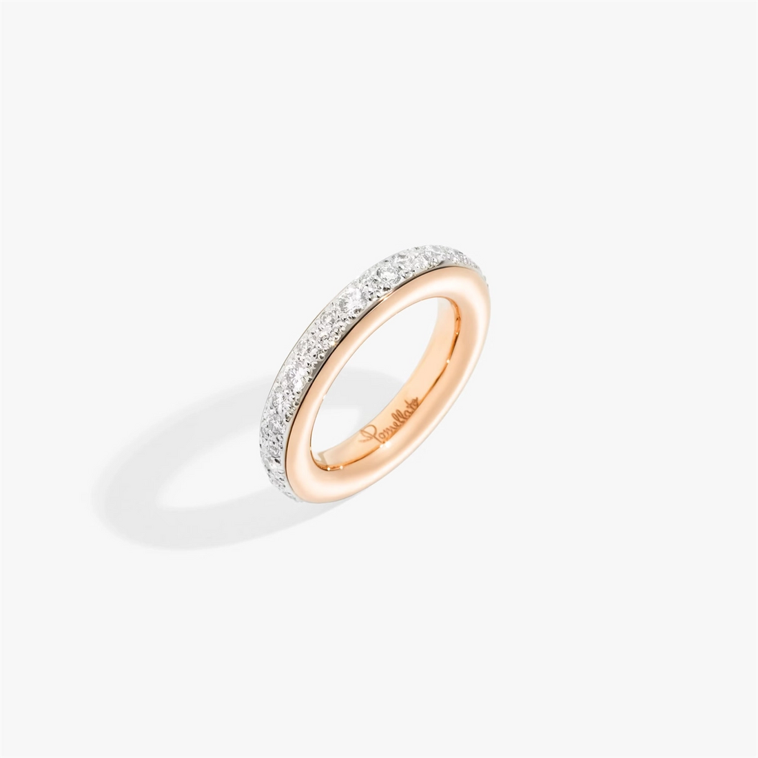 Pomellato Wedding Rings in Mixed Metals containing Diamond PAB7120-O7000-DB000-53