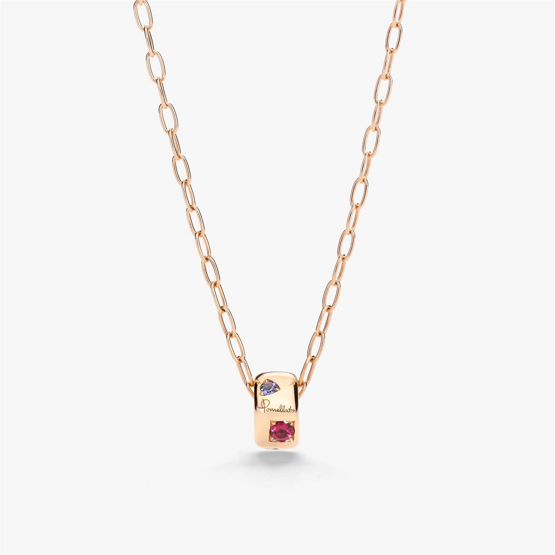 Pomellato Necklaces in Rose Gold containing Tanzanite, Other, Multi-gemstone, Sapphire PCB9010-O7000-000VA