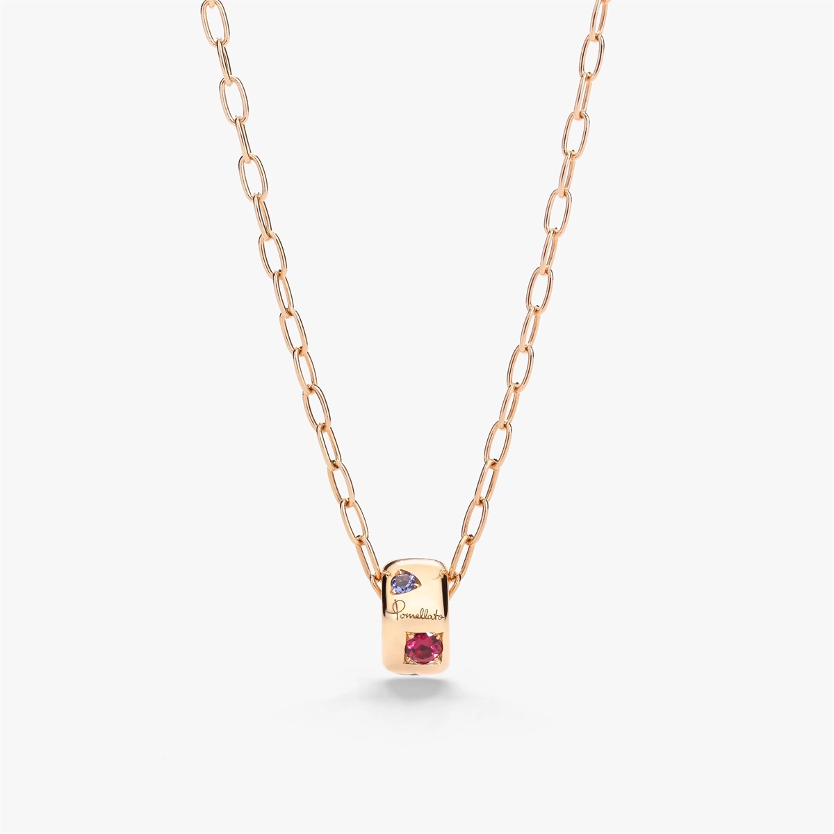 Pomellato Necklaces in Rose Gold containing Tanzanite, Other, Multi-gemstone, Sapphire PCB9010-O7000-000VA