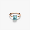 Pomellato Rings in Mixed Metals containing Blue topaz  PAB4030-O6000-000OY-54