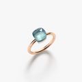 Pomellato Rings in Mixed Metals containing Blue topaz  PAB4030-O6000-000OY-54