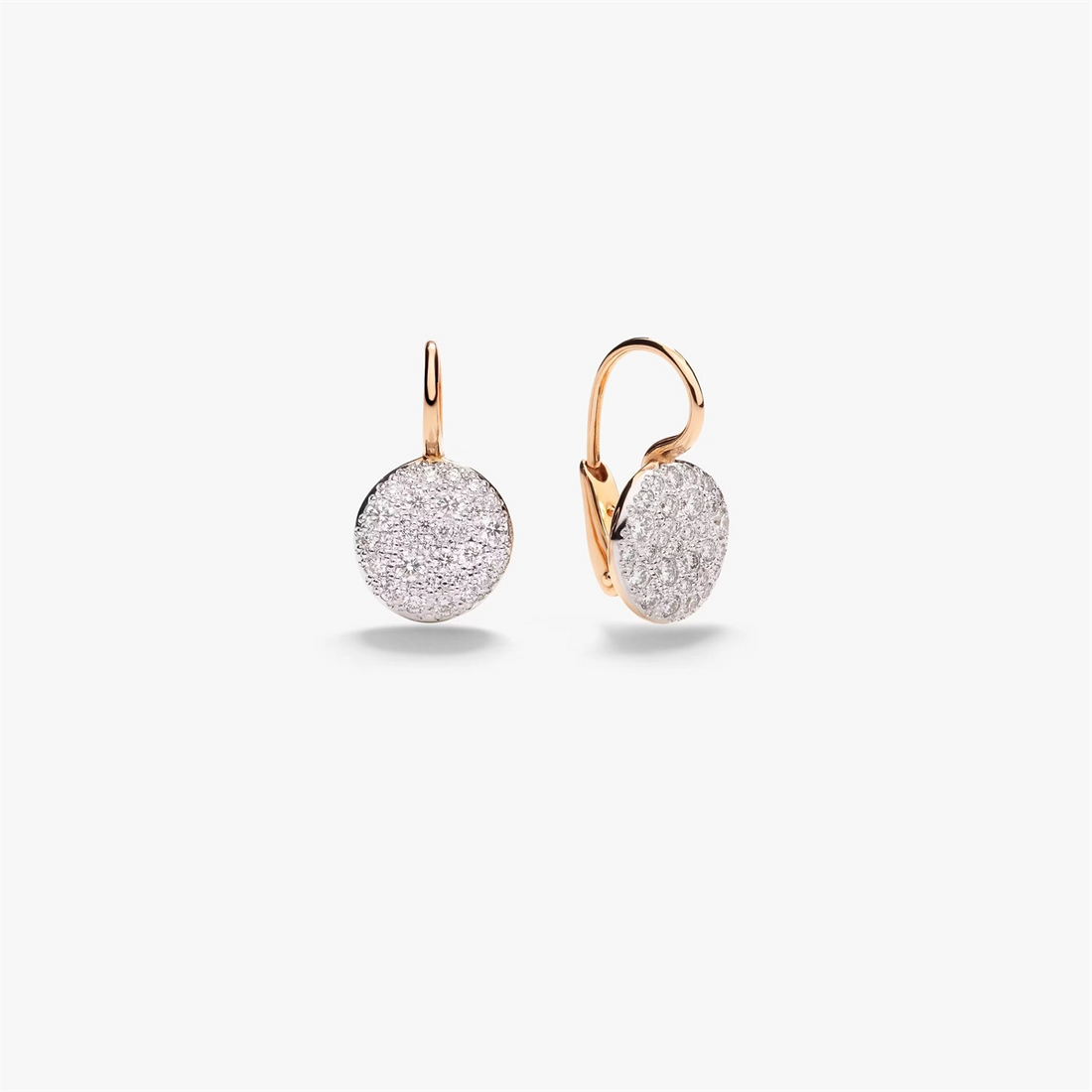 Pomellato Earrings in Mixed Metals containing Diamond POB2041-O7000-DB000
