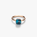 Pomellato Rings in Mixed Metals containing London blue topaz PAB4030-O6000-000TL