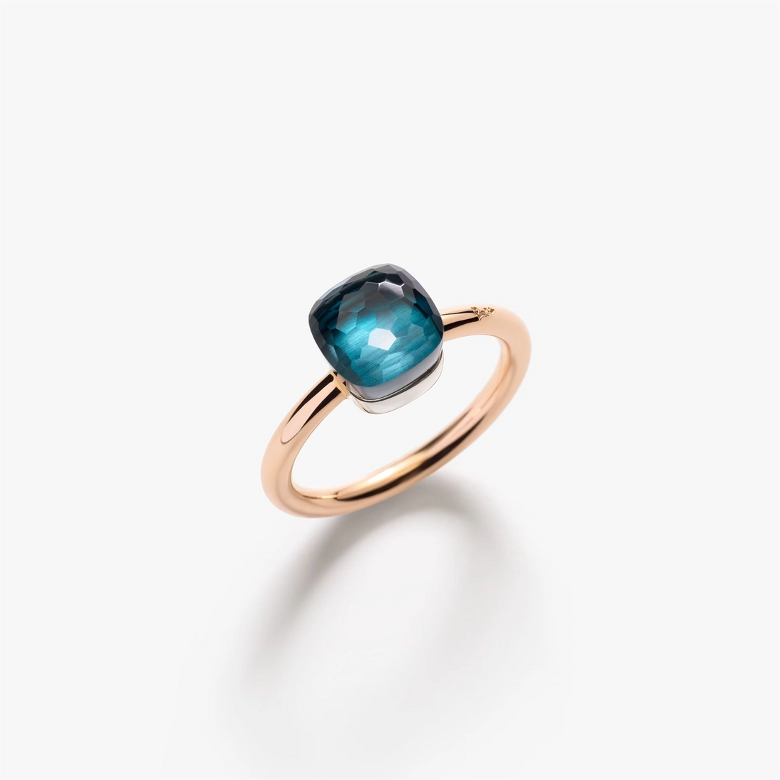 Pomellato Rings in Mixed Metals containing London blue topaz PAB4030-O6000-000TL-53