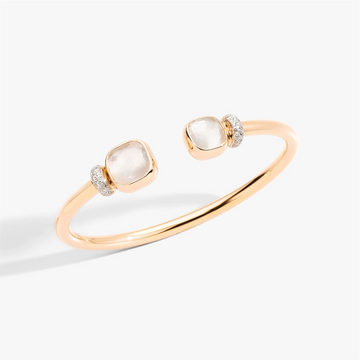 Pomellato Bracelets in Rose Gold containing Mother of pearl, Quartz, Other, Multi-gemstone, Diamond PBC1006-O7WHR-BTBMP