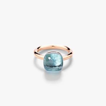 Pomellato Rings in Mixed Metals containing Blue topaz  PAA1100-O6000-000OY