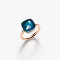 Pomellato Rings in Mixed Metals containing London blue topaz PAB2010-O6000-000TL-55