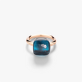 Pomellato Rings in Mixed Metals containing London blue topaz PAB2010-O6000-000TL-55