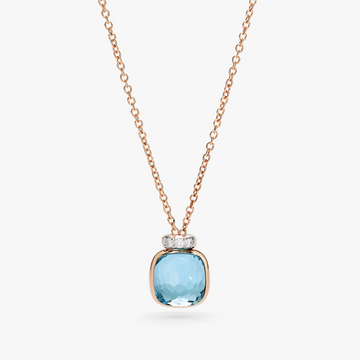 Pomellato Necklaces in Mixed Metals containing Blue topaz , Multi-gemstone, Diamond PCC5020-O6WHR-DB0YY