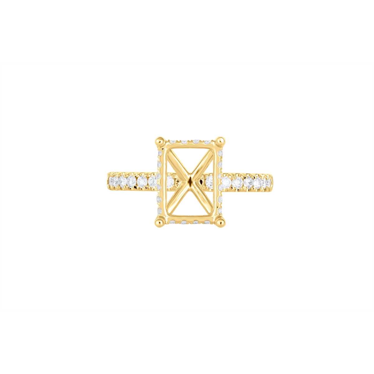 Engagement Collections Engagement Rings in Yellow Gold containing Diamond 457395