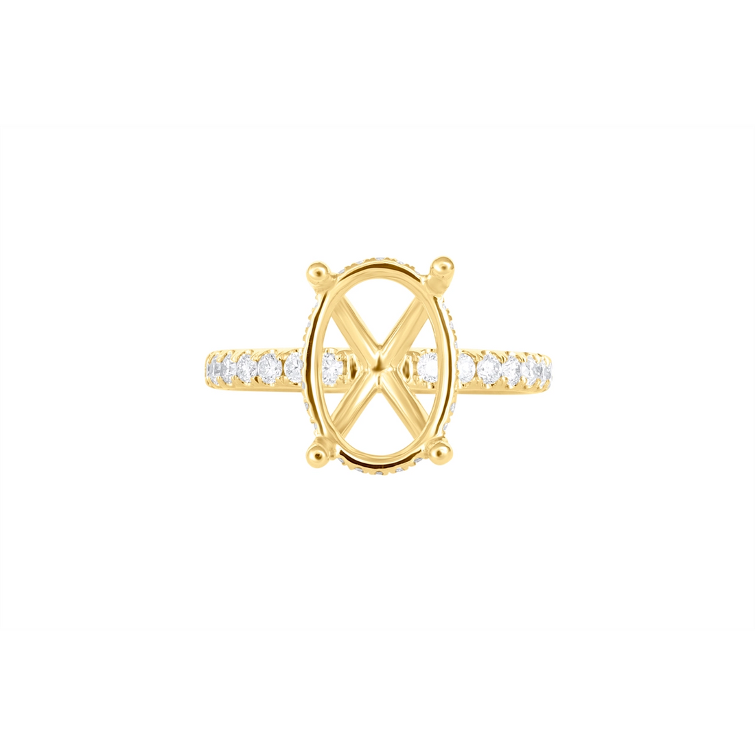 Engagement Collections Engagement Rings in Yellow Gold containing Diamond 457397