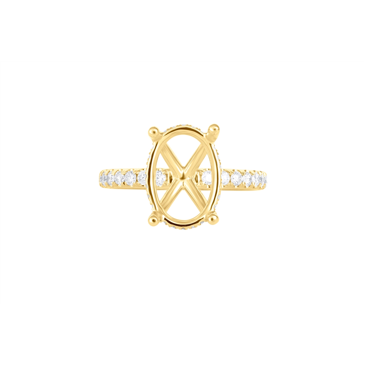 Engagement Collections Engagement Rings in Yellow Gold containing Diamond 457397