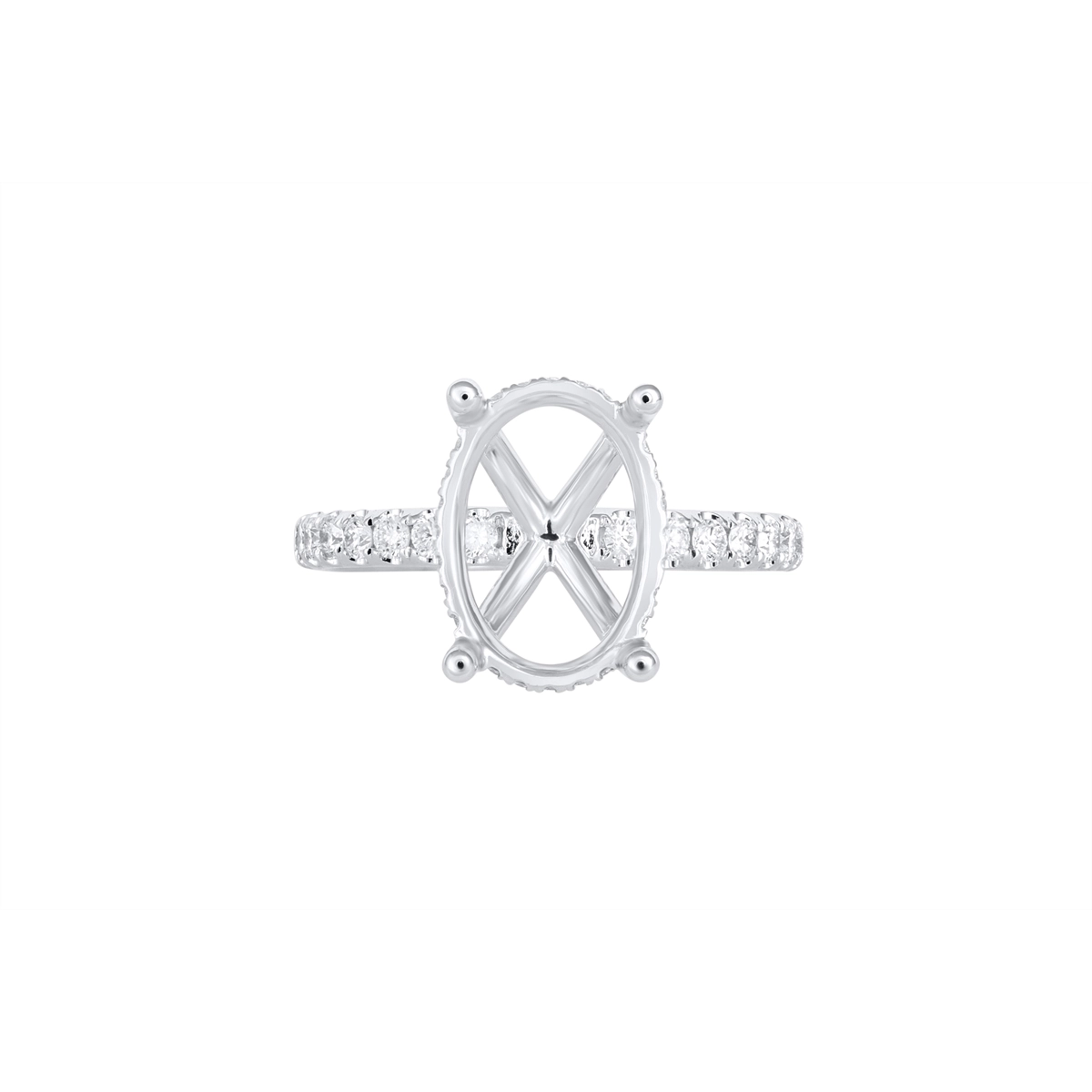 Engagement Collections Engagement Rings in White Gold containing Diamond 457398