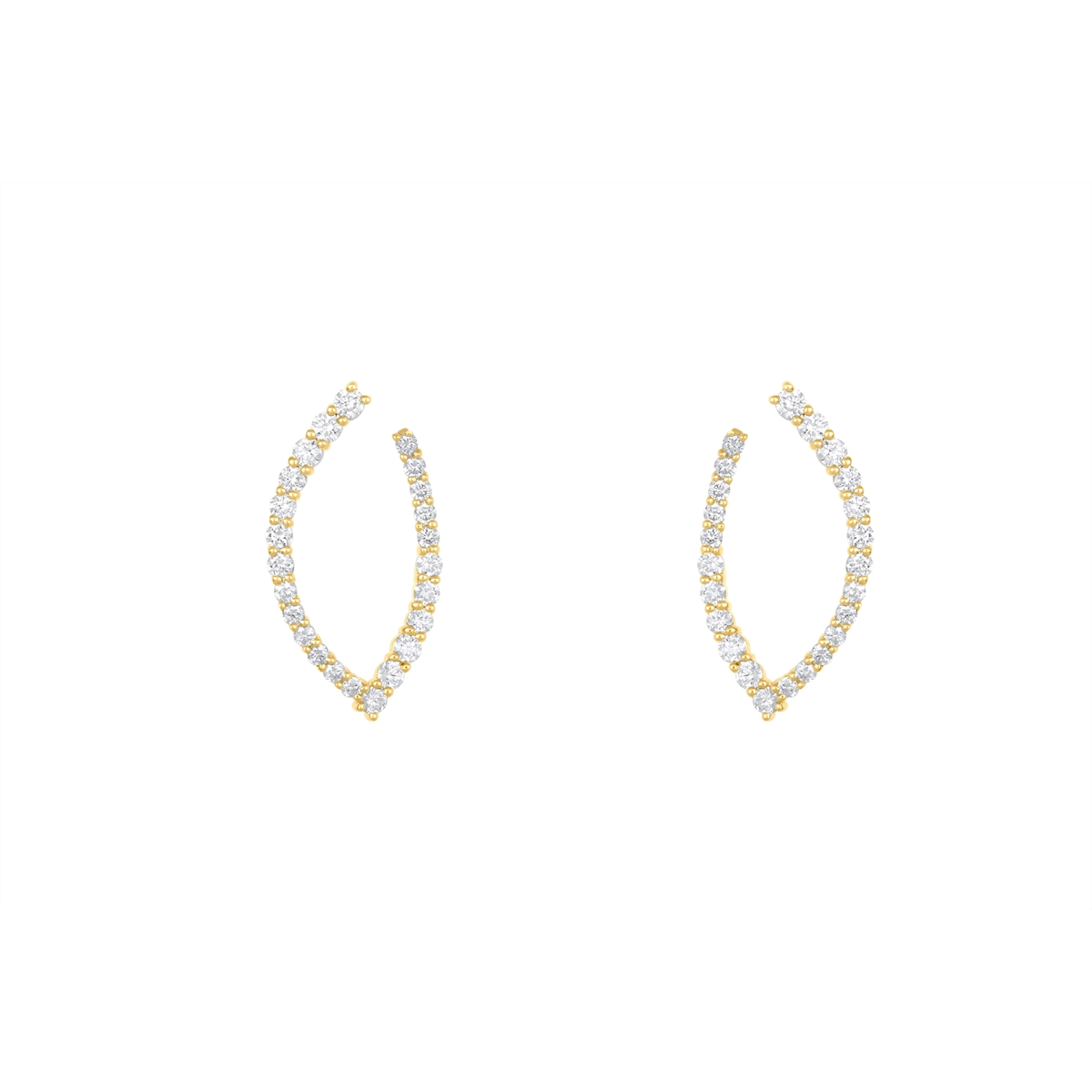 Earrings Earrings in Yellow Gold containing Diamond 457403