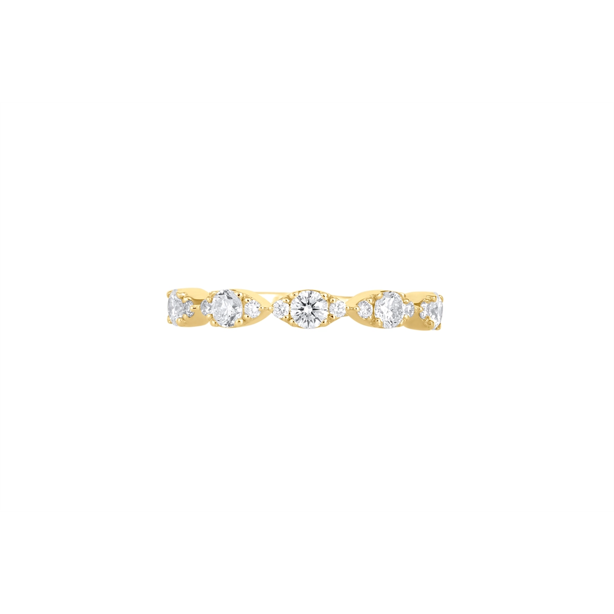 Wedding Bands Wedding Rings in Yellow Gold containing Diamond 457405