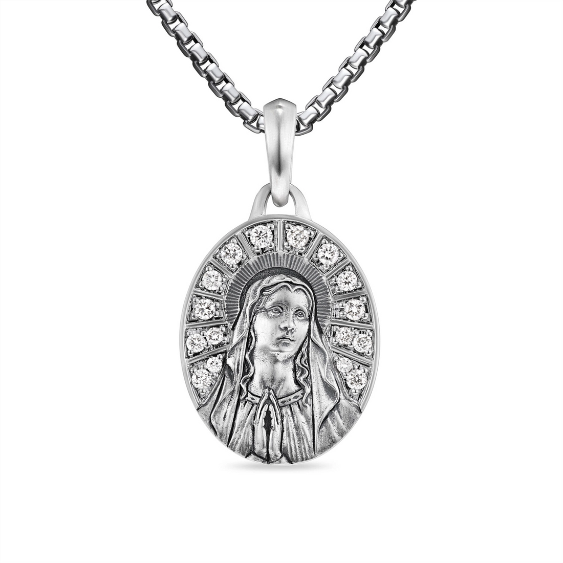 David Yurman Pendants in Silver containing Diamond D35067MSSADI