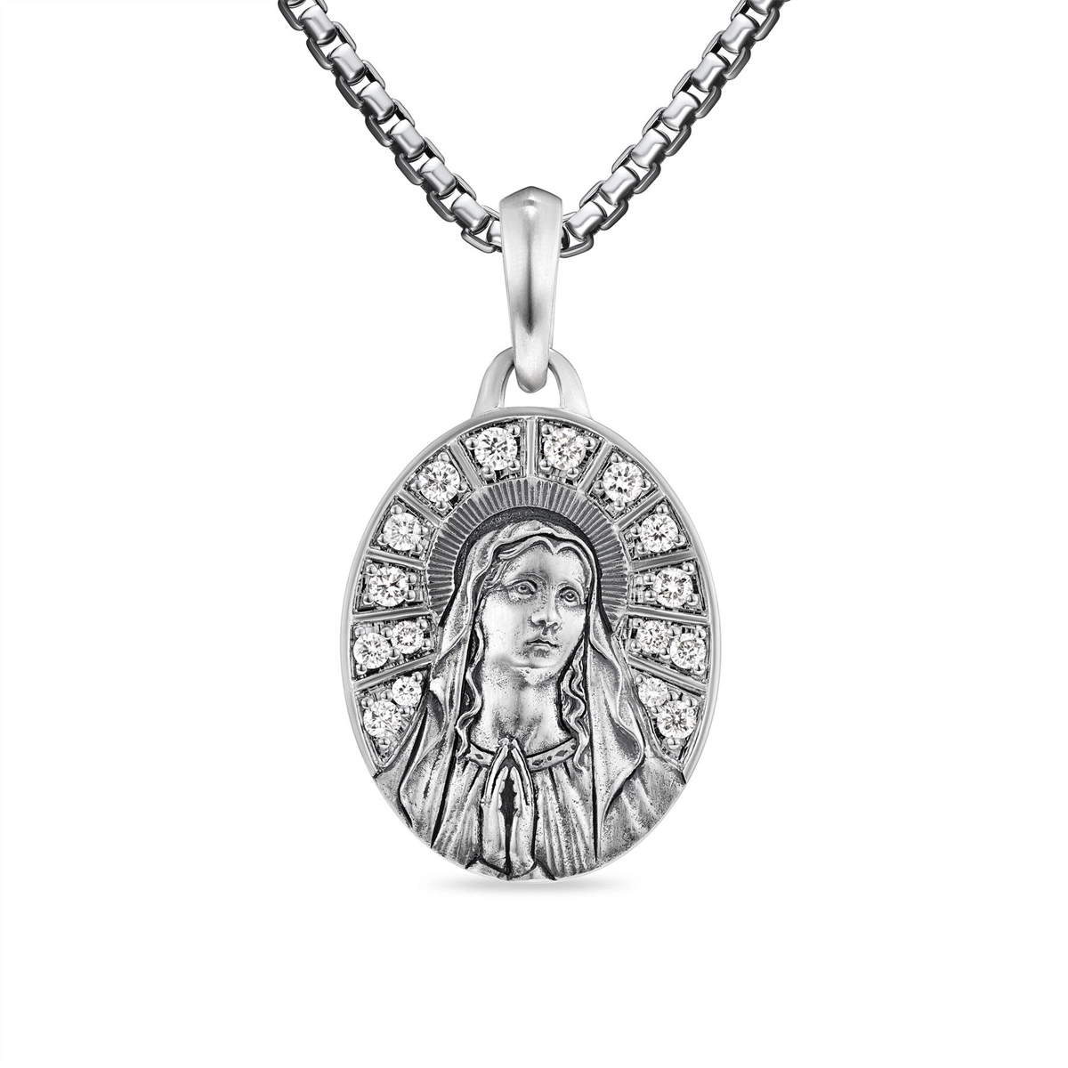 David Yurman Pendants in Silver containing Diamond D35067MSSADI