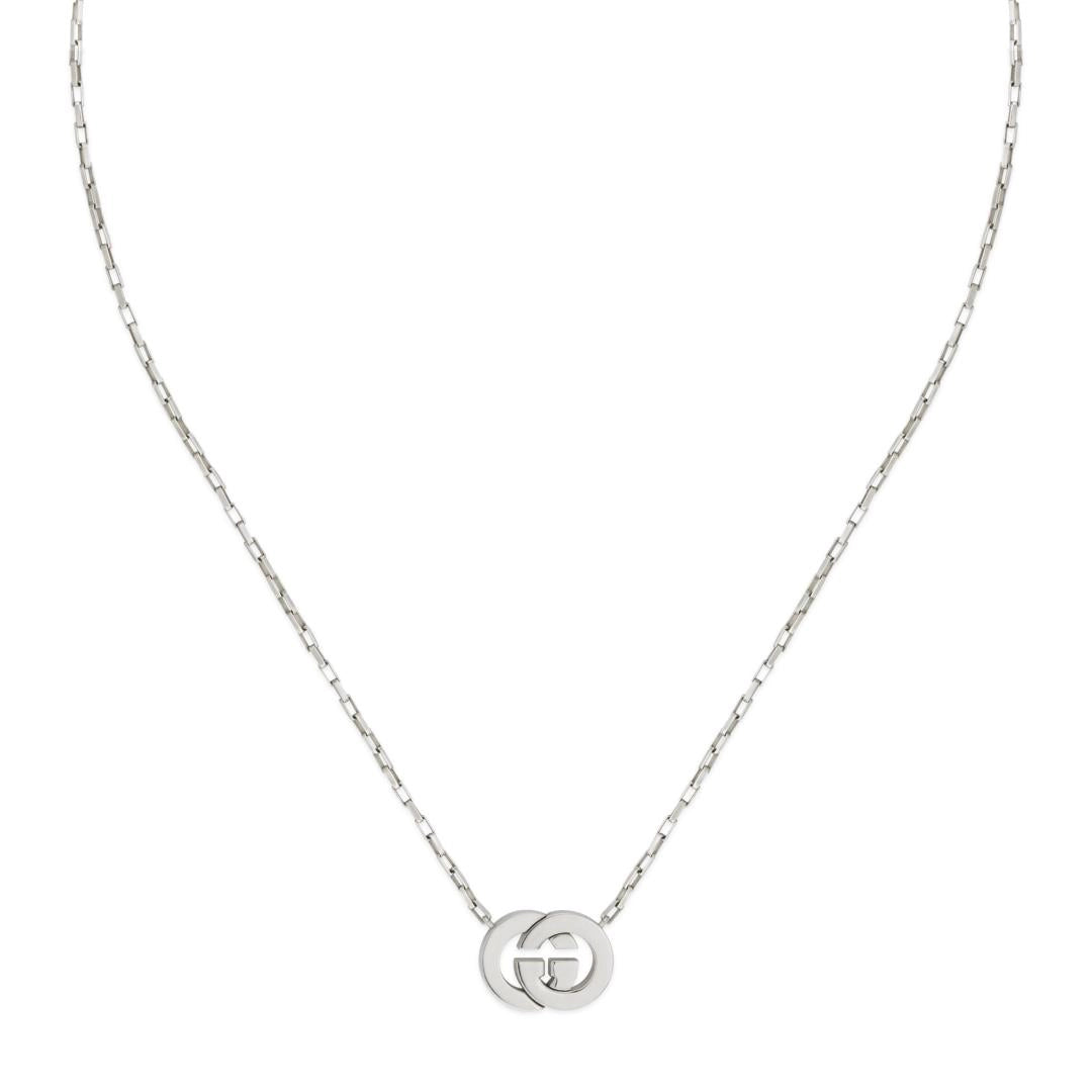 Gucci Sterling Silver Interlocking GG Necklace – Meierotto Jewelers
