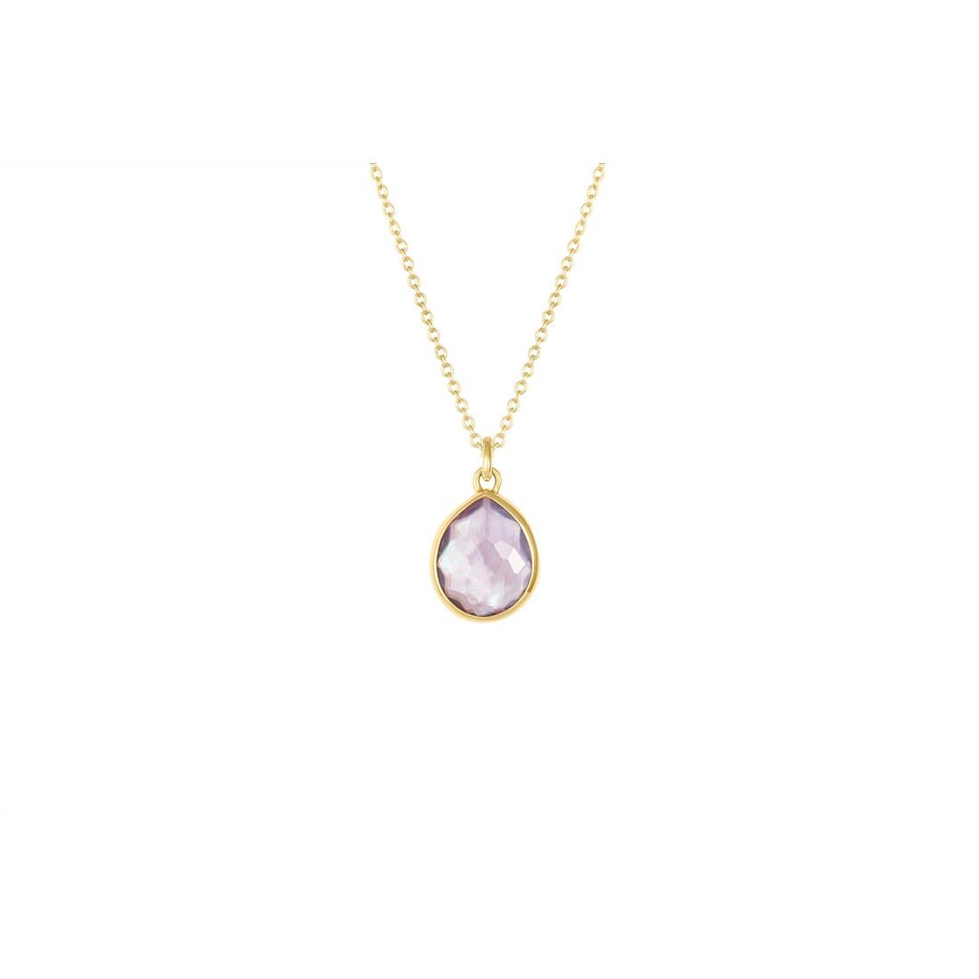 Ippolita Necklaces in Yellow Gold containing Amethyst, Mother of pearl, Multi-gemstone GN344TFDAMMAFAM-B