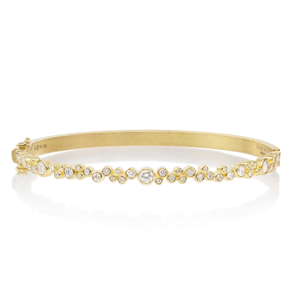 Todd Reed Bracelets in Yellow Gold containing Diamond TRDB1156-18KY-WH-H