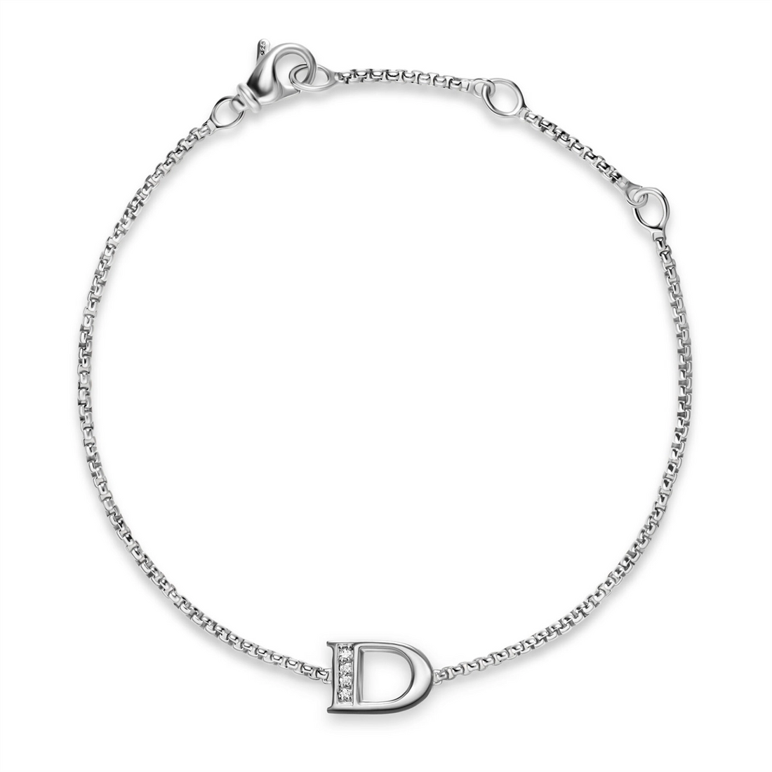 David Yurman Bracelets in Silver containing Diamond B18886DSSADID