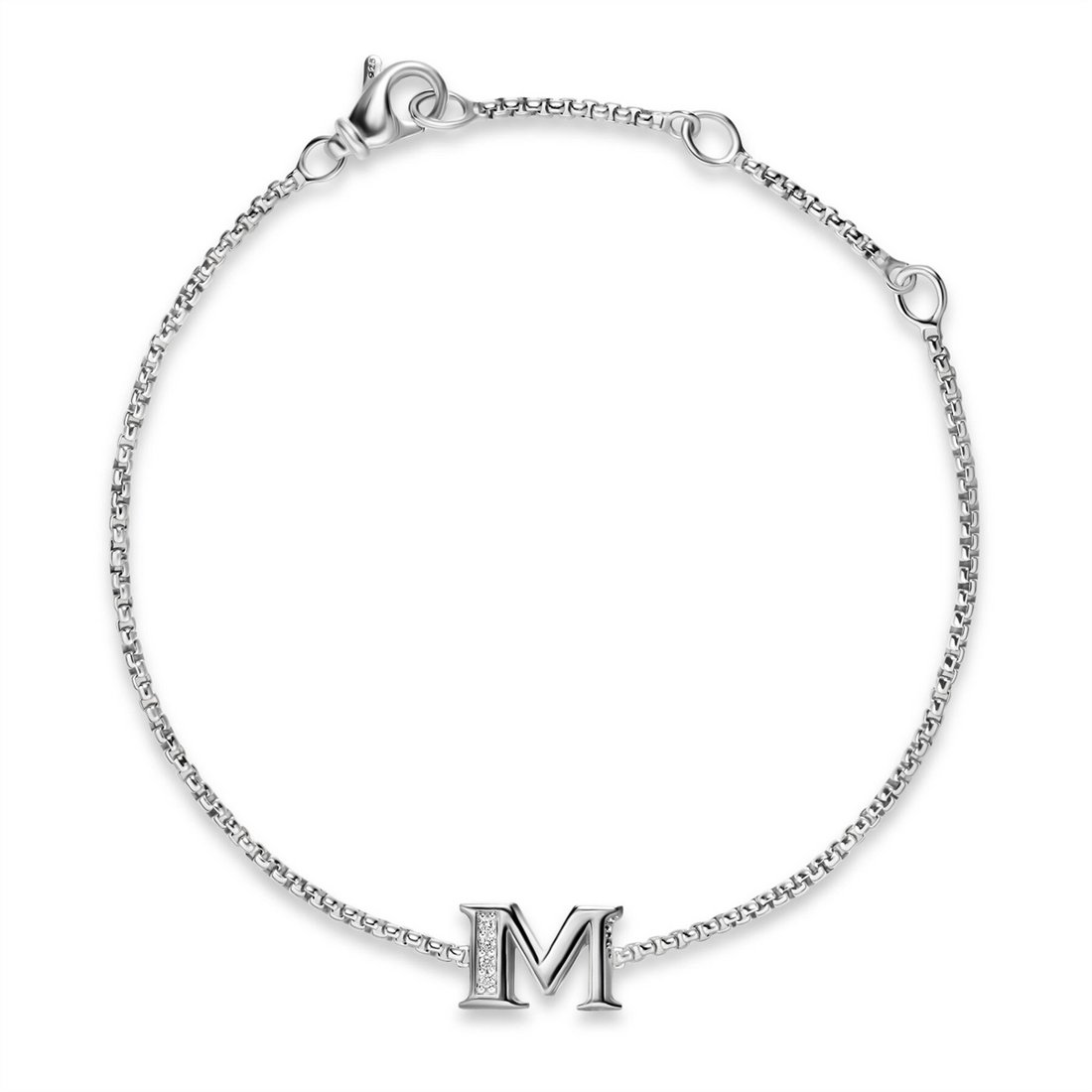 David Yurman Bracelets in Silver containing Diamond B18886DSSADIM