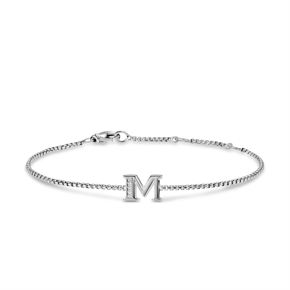 David Yurman Bracelets in Silver containing Diamond B18886DSSADIM