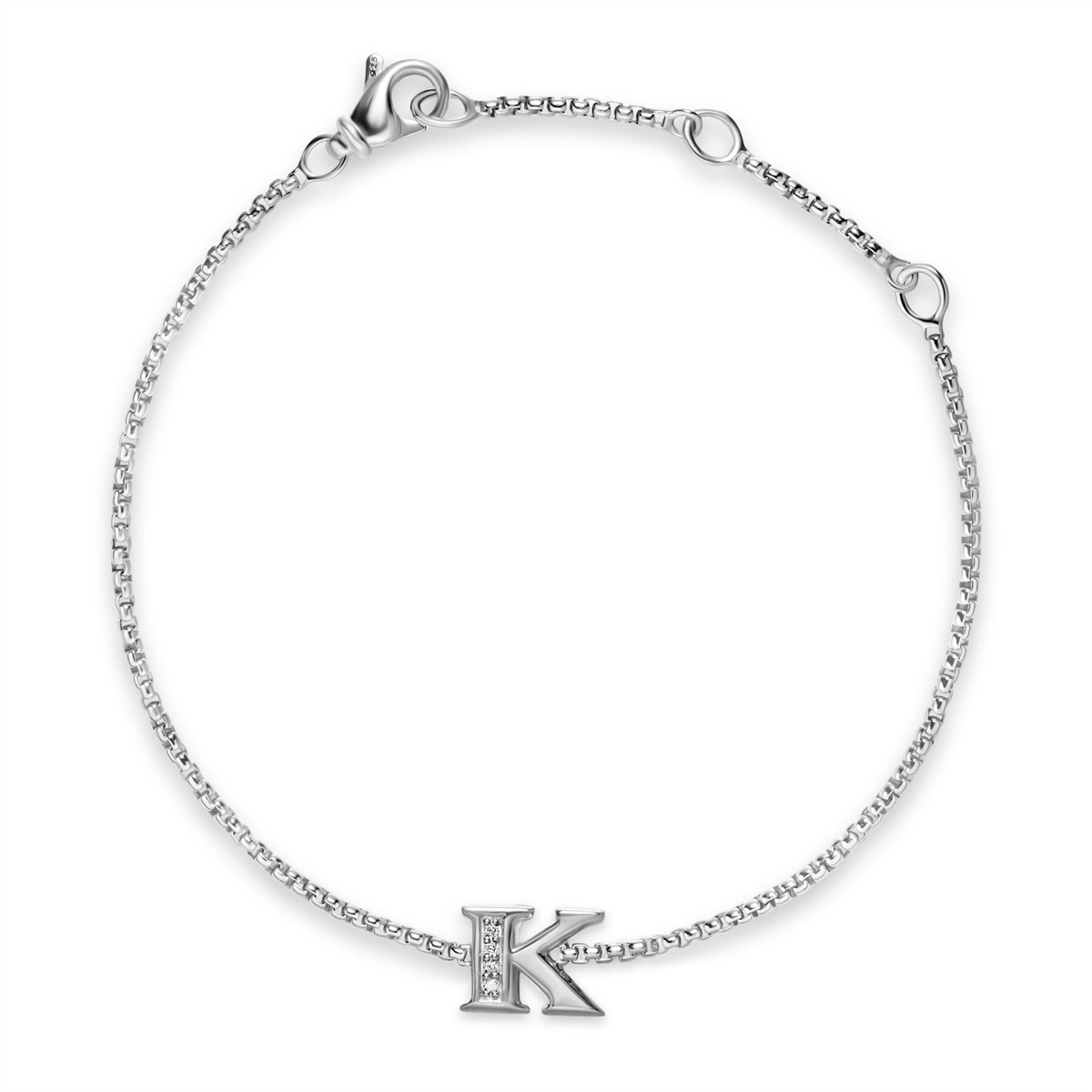 David Yurman Bracelets in Silver containing Diamond B18886DSSADIK