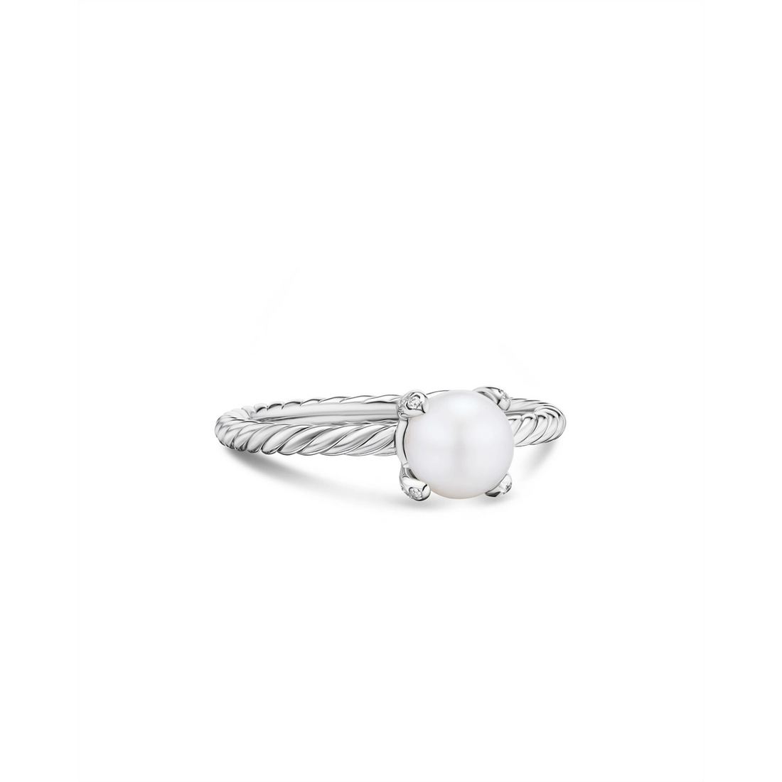 David Yurman Rings in Silver containing Multi-gemstone, Diamond, Pearl R18400DSSDPEDI6