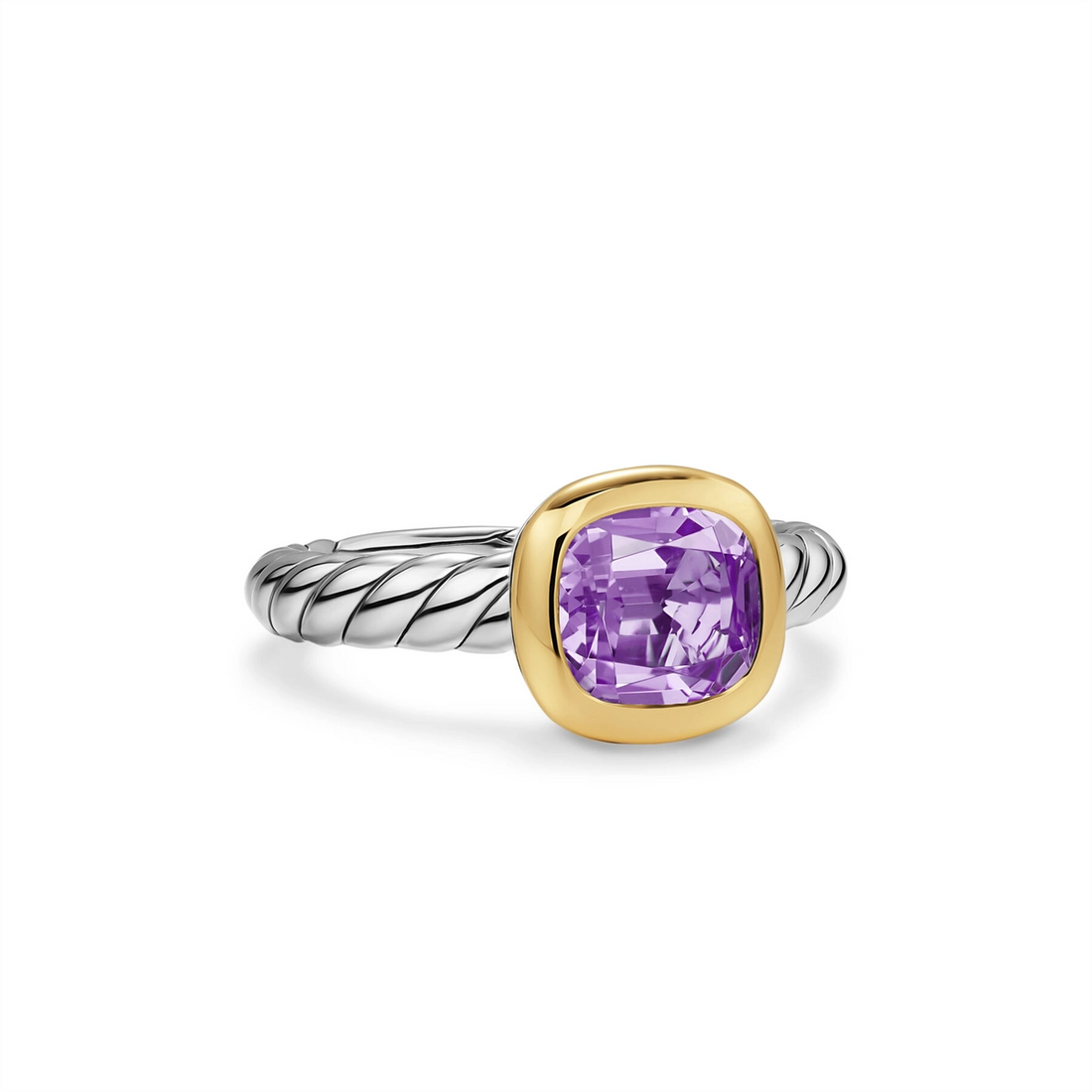 David Yurman Rings in Mixed Metals containing Amethyst R18733S8AAM6
