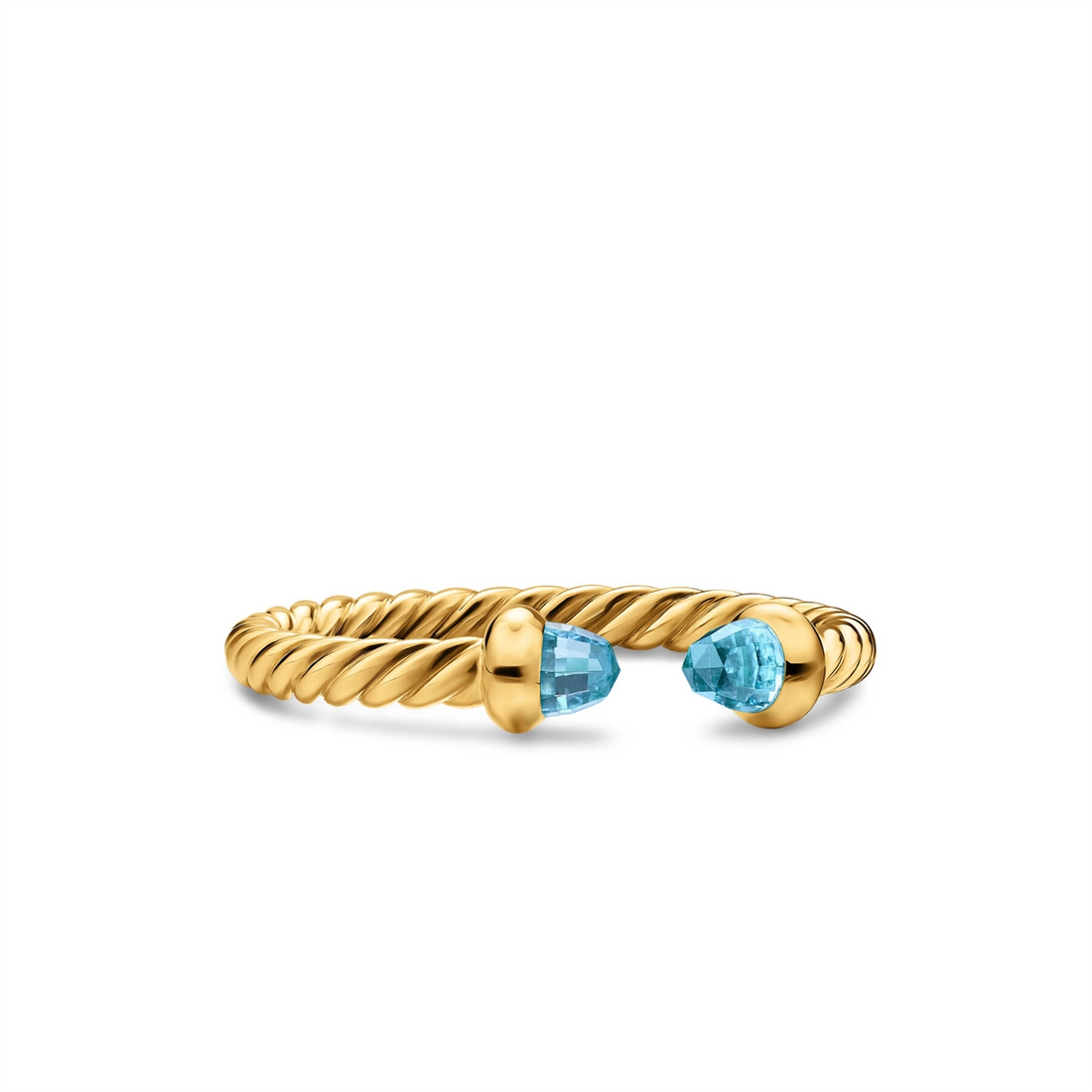 David Yurman Rings in Yellow Gold containing Blue topaz  R1906188ABT6