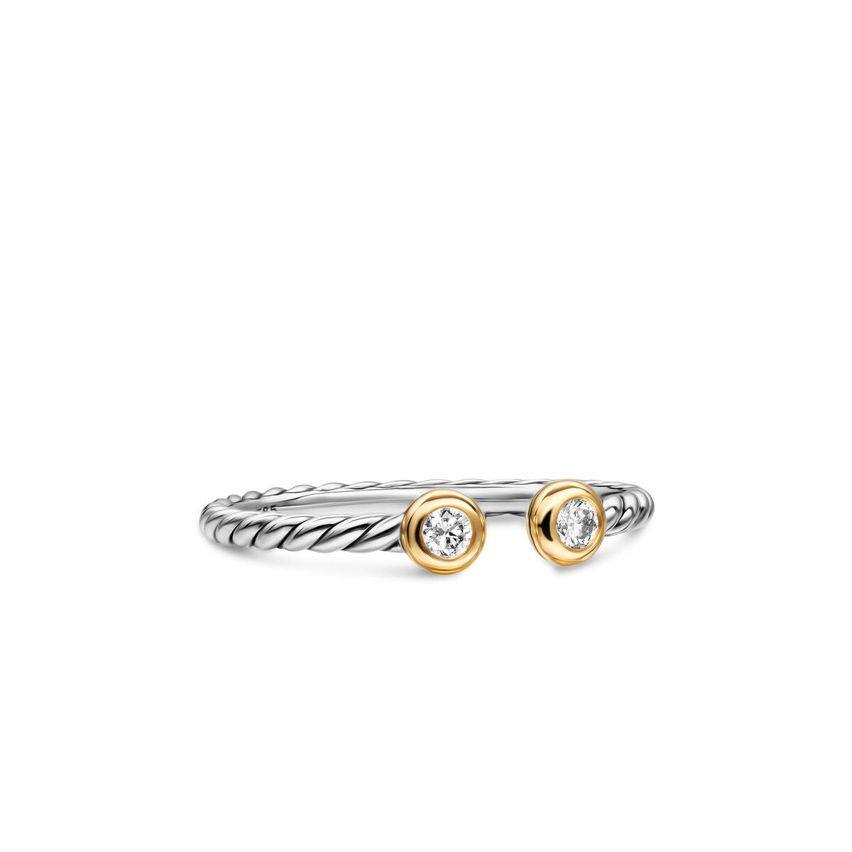 David Yurman Rings in Mixed Metals containing Diamond R18461DS4ADI6
