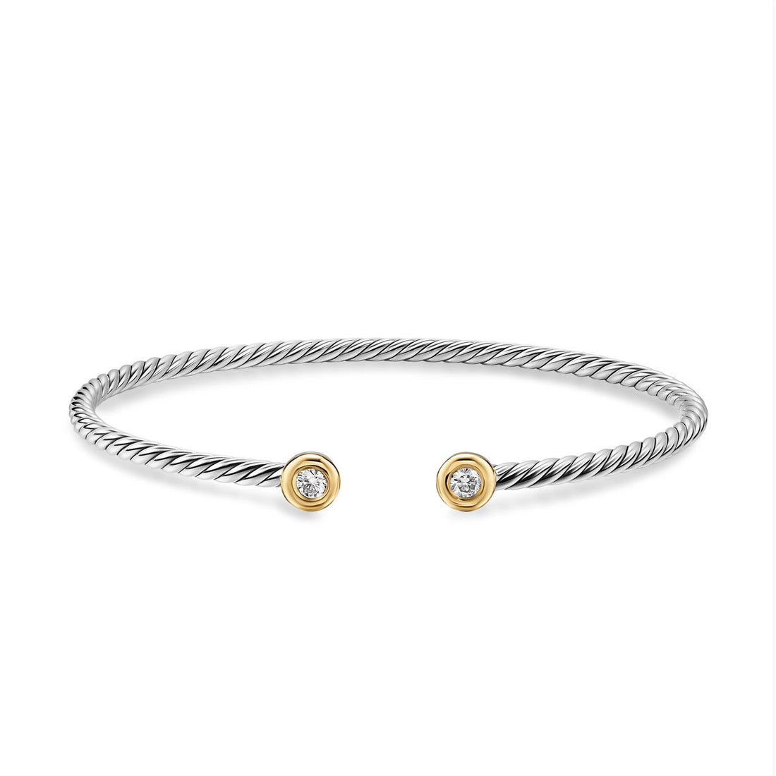 David Yurman Bracelets in Mixed Metals containing Diamond B18685DS4ADIS