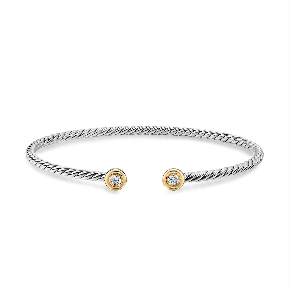 David Yurman Bracelets in Mixed Metals containing Diamond B18685DS4ADIS