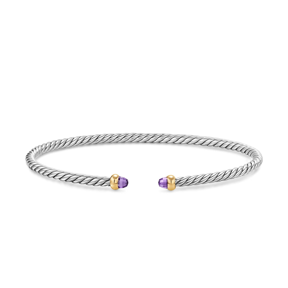 David Yurman Bracelets in Mixed Metals containing Amethyst B18857S4AAMS