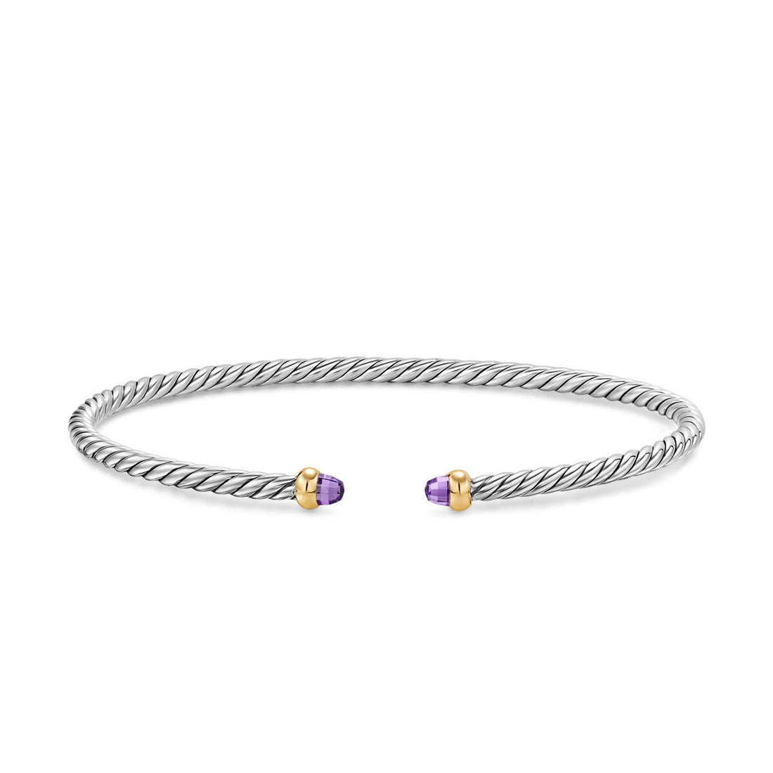 David Yurman Bracelets in Mixed Metals containing Amethyst B18857S4AAMM