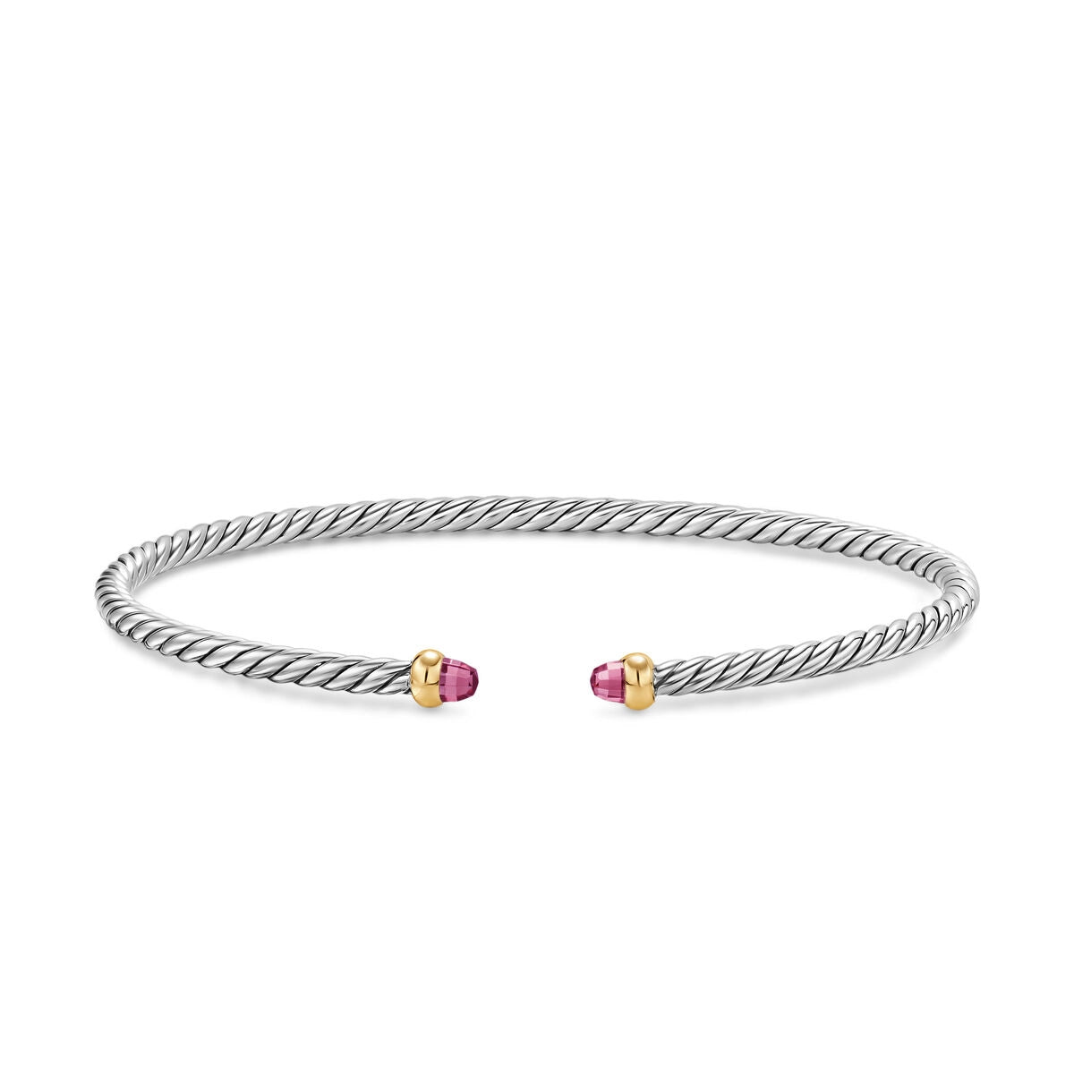 David Yurman Bracelets in Mixed Metals containing Pink tourmaline B18857S4APTM