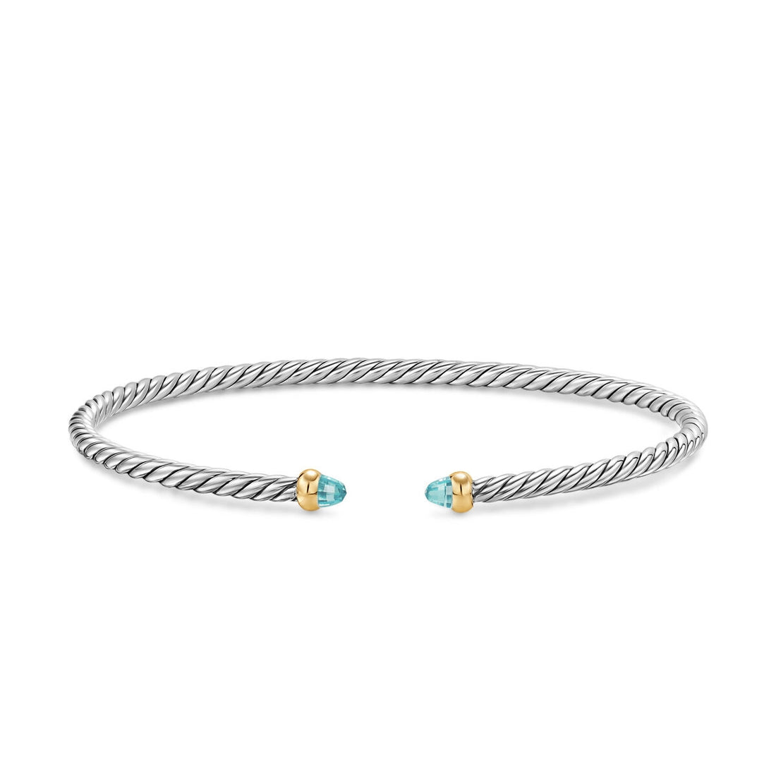 David Yurman Bracelets in Mixed Metals containing Aquamarine B18857S4AAQM