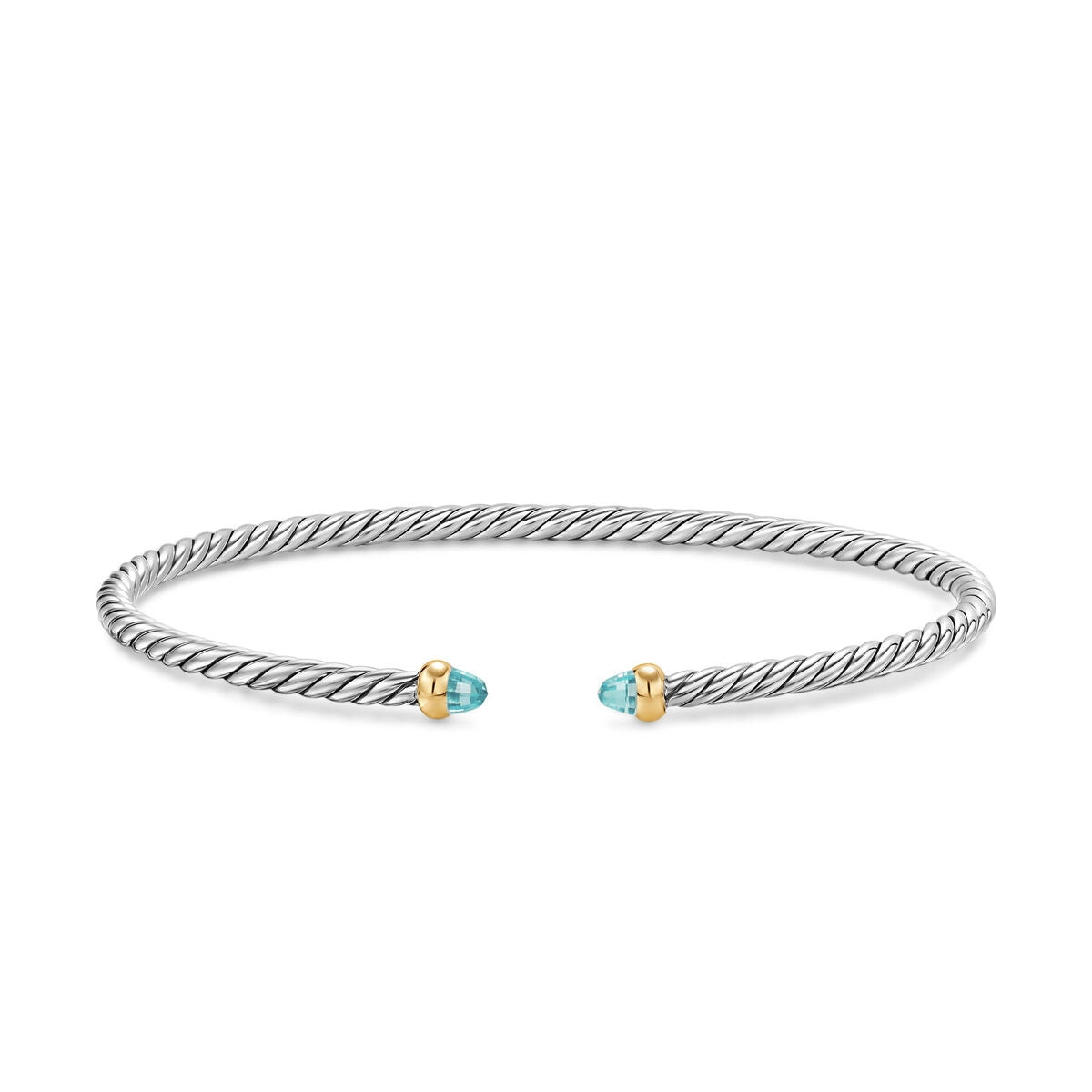 David Yurman Bracelets in Mixed Metals containing Aquamarine B18857S4AAQM