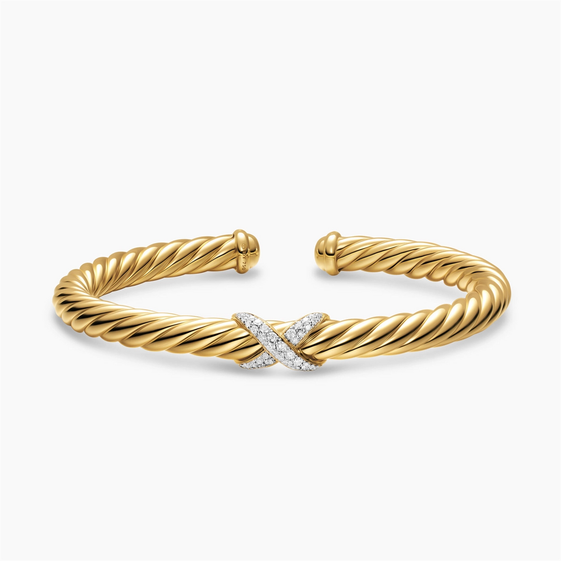 David Yurman Bracelets in Yellow Gold containing Diamond B18755D88ADIM