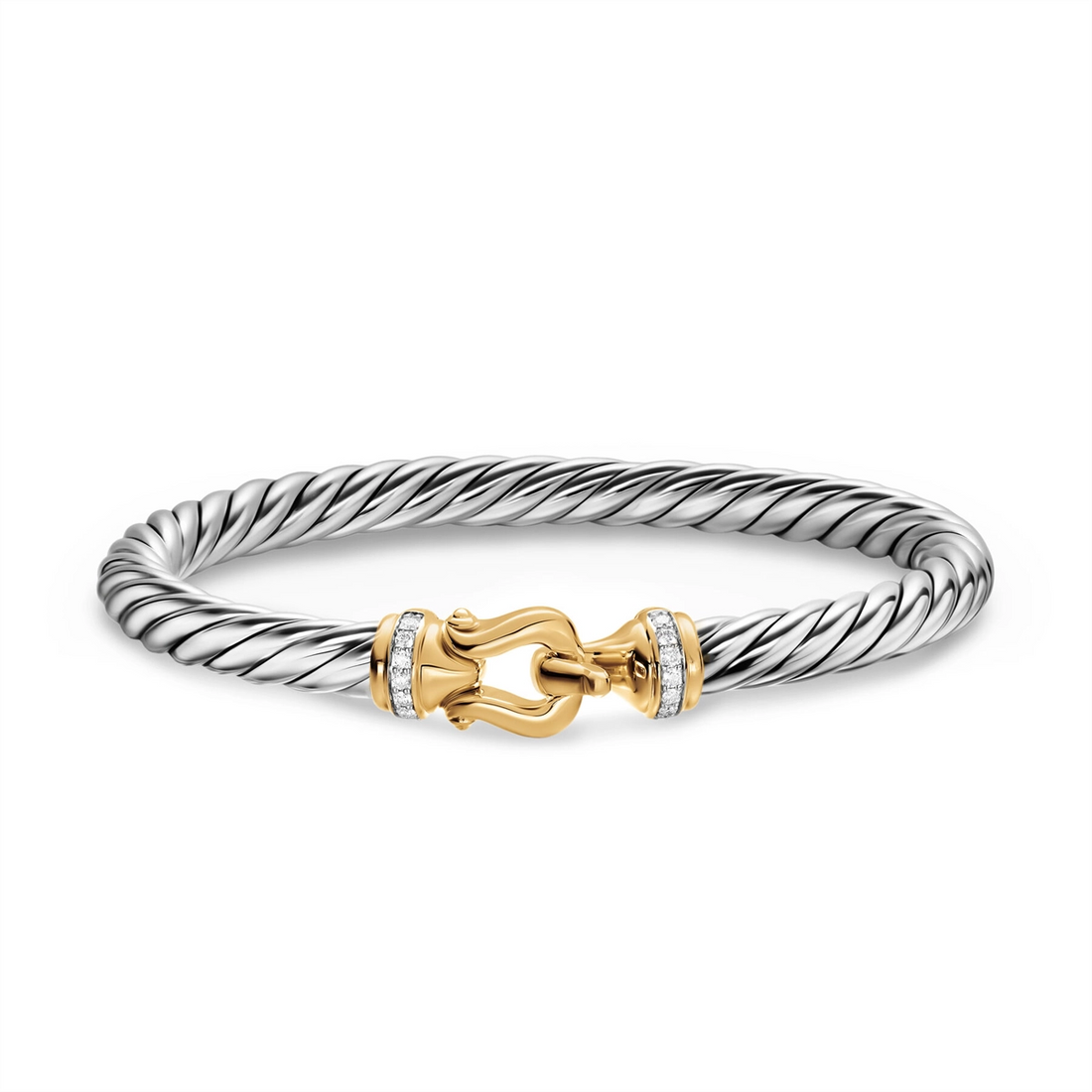 David Yurman Bracelets in Mixed Metals containing Diamond B18757DS4ADIL