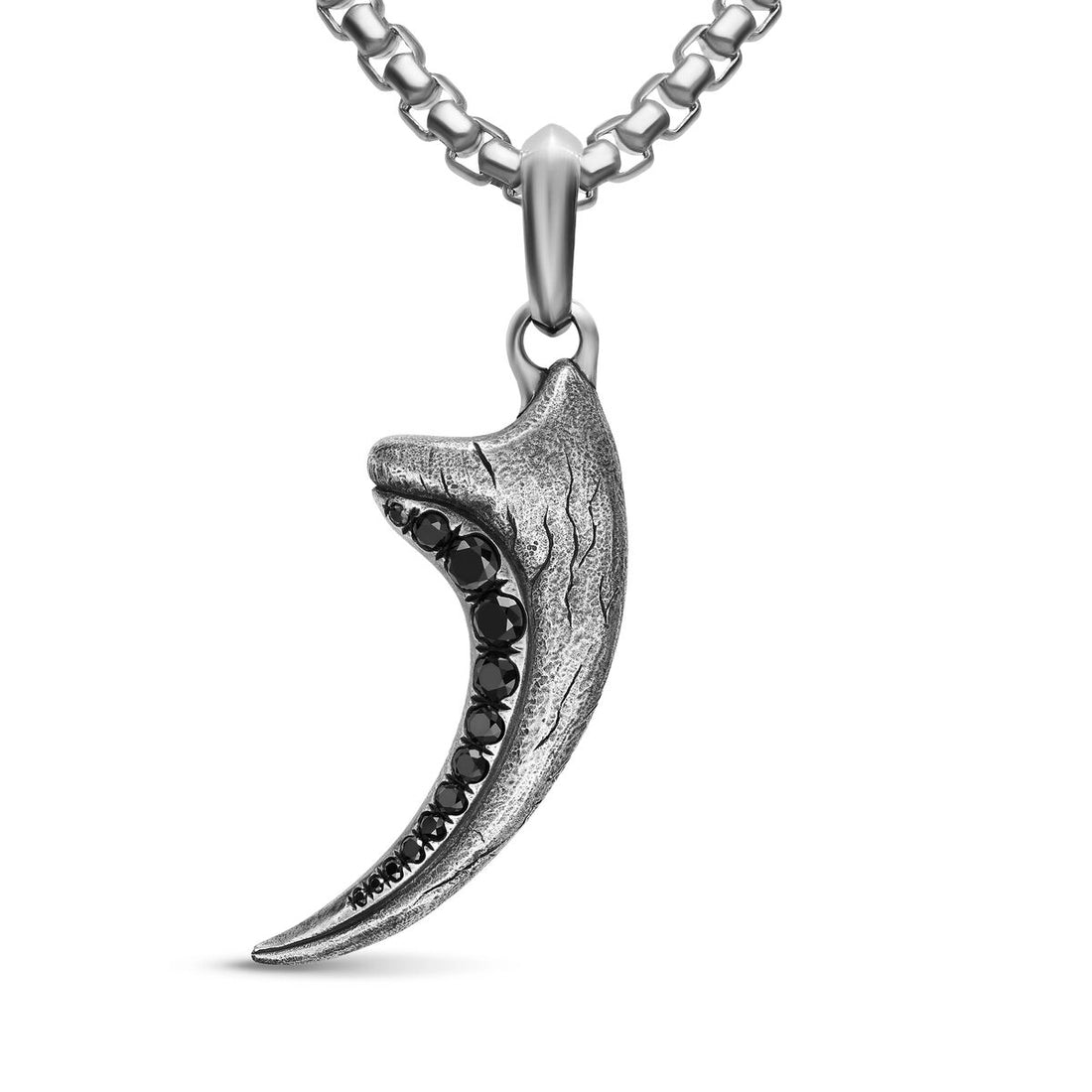 David Yurman Pendants in Silver containing Black diamond D35376MSSABD