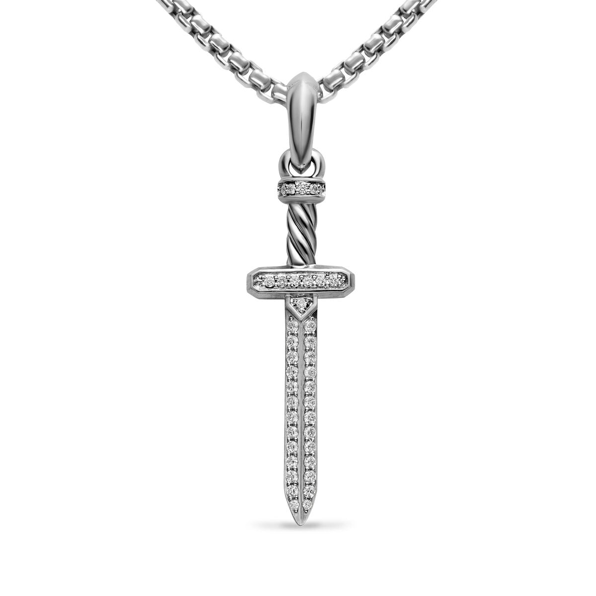 David Yurman Pendants in Silver containing Diamond D35438MSSADI