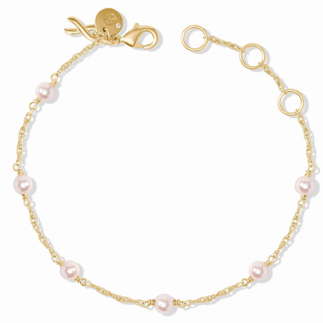 Julie Vos Bracelets containing Pearl BL279GPPL00